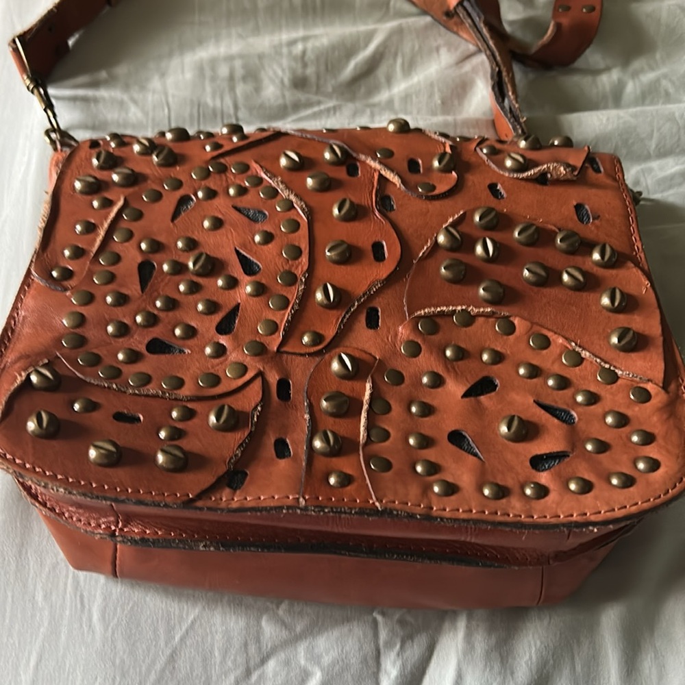 PATRICIA NASH Denim & Leather Shoulder Bag - Picture 2 of 12